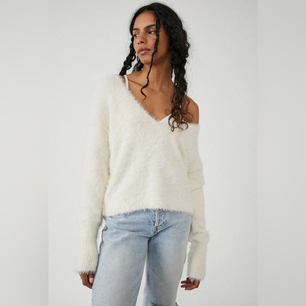 Free People| ‘Serendipity’ Fuzzy Sweater